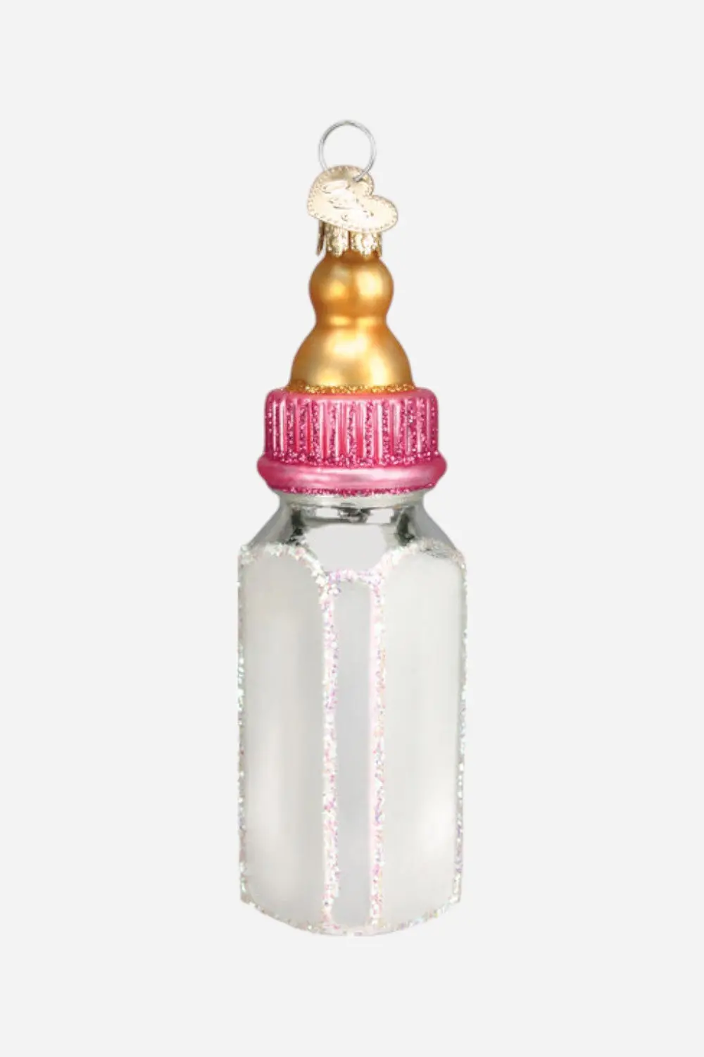 Baby Bottle Girl Ornament 1