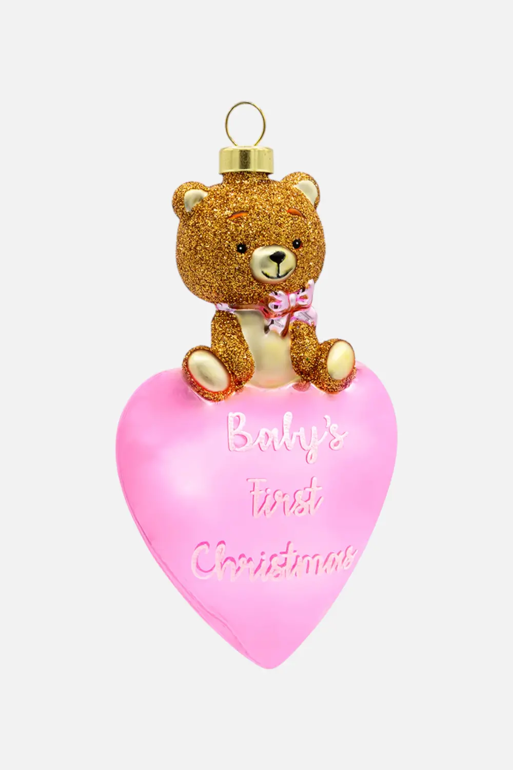 Baby Girl Bear Ornament 1