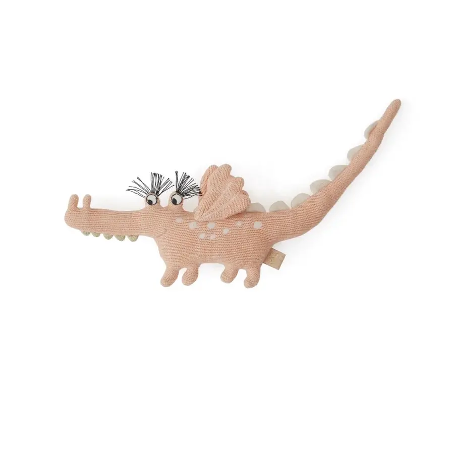 Baby Yoshi Croc Darling Rattle 1