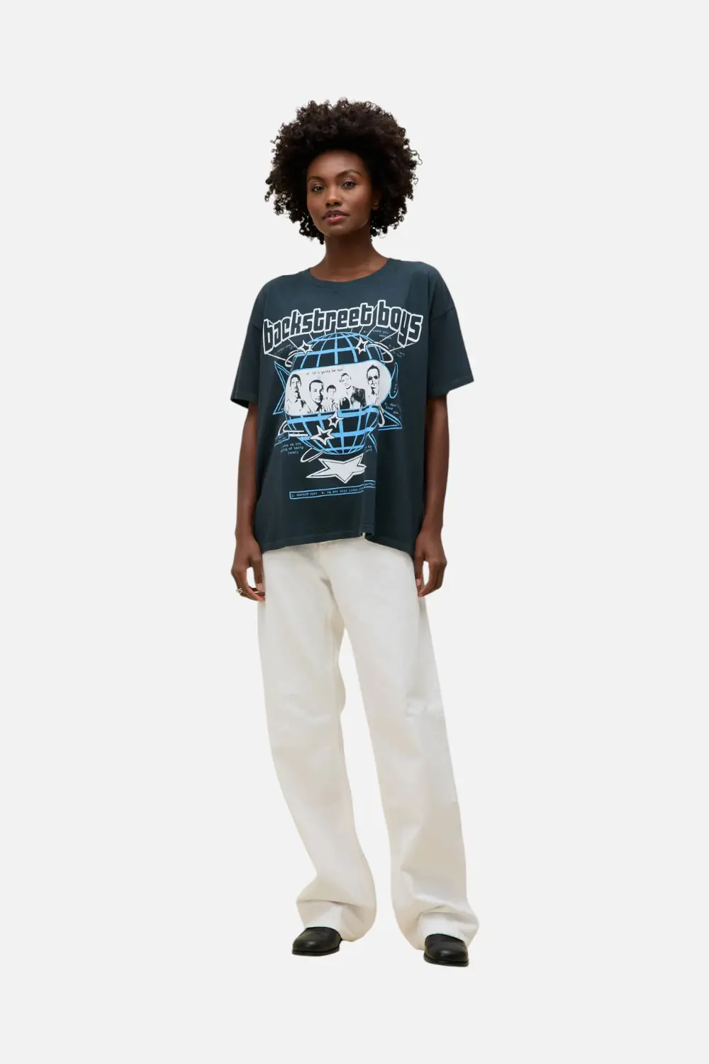 Daydreamer La Backstreet Boys Millennium Merch Tee In Vintage Black 1