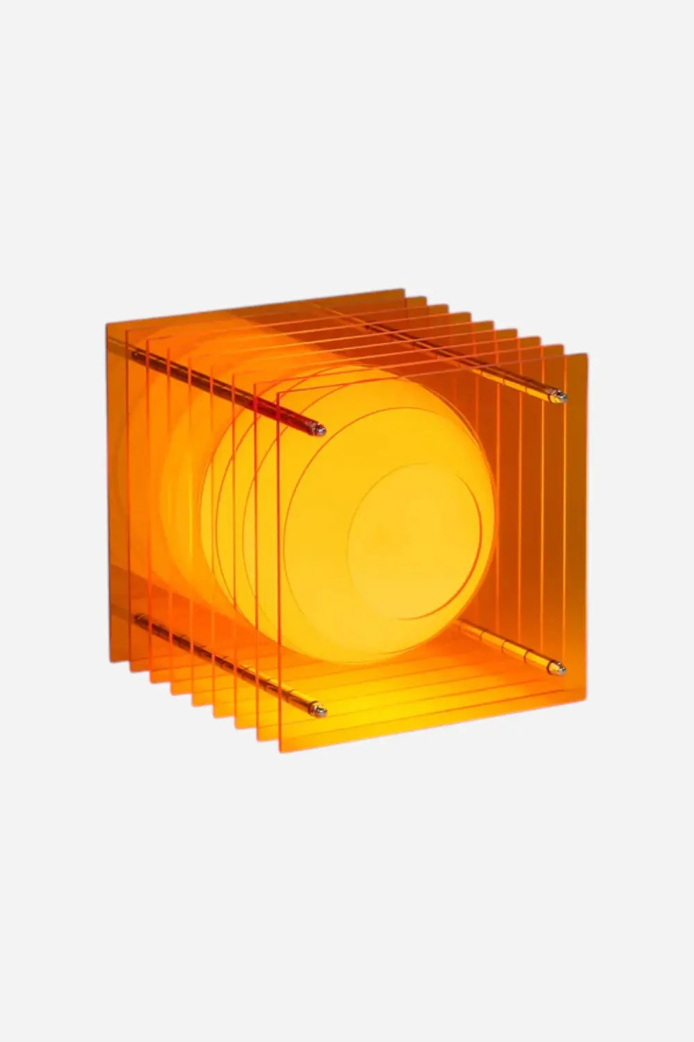 Bang Lighting Lớp Small Square In Orange Acrylic 1