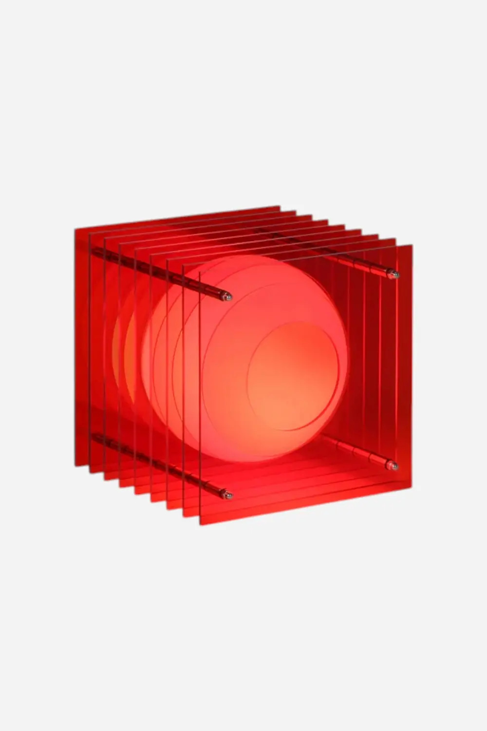 Bang Lighting Lớp Small Square In Red Acrylic 1