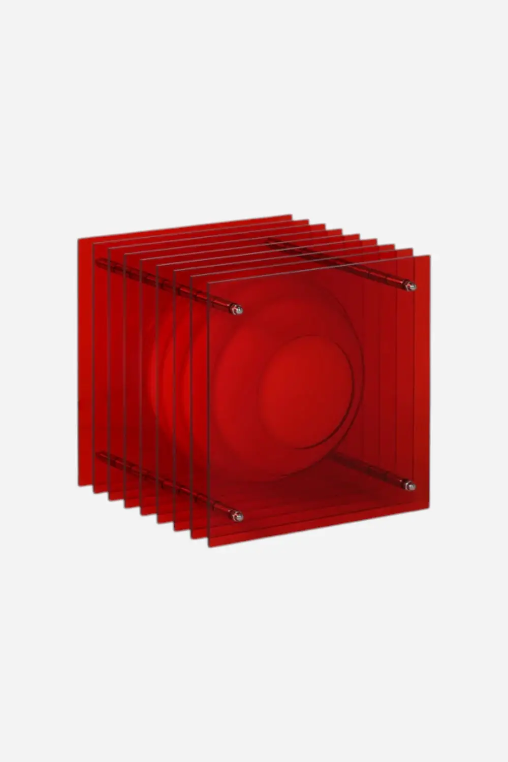 Bang Lighting Lớp Small Square In Red Acrylic 2