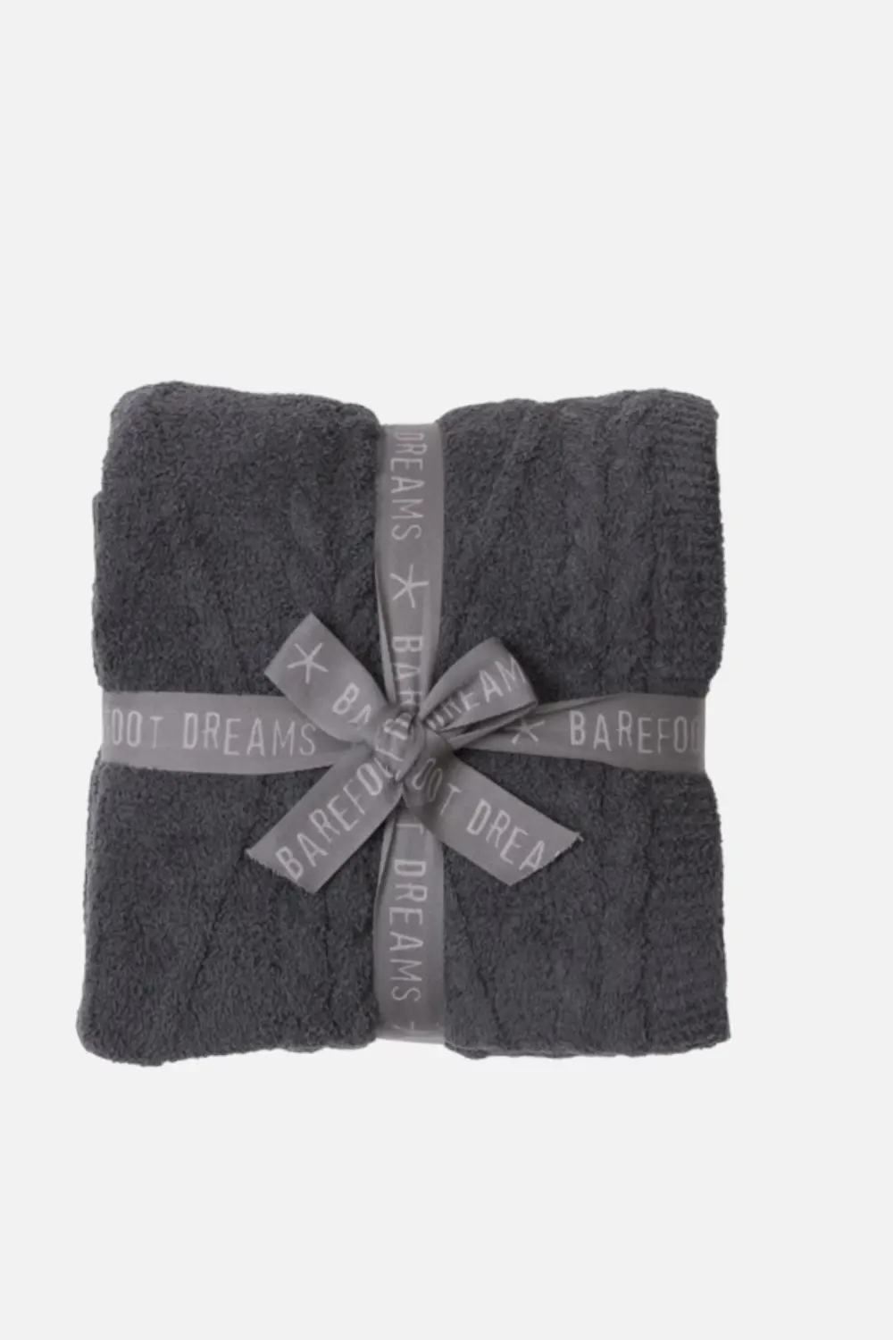 Barefoot Dreams Cozychic Fisherman Cable Throw In Dark Moss 1