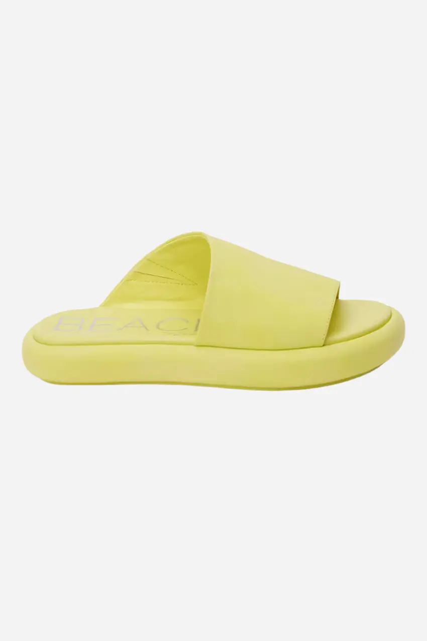 Beach By Matisse Lotus Platform Slide In Lime 1