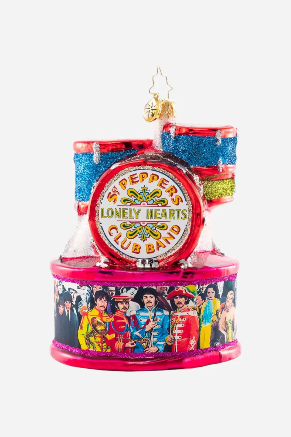 Christopher Radko Beat Of Their Own Drum Ornament 1