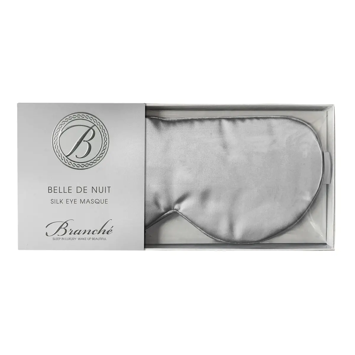 Belle De Nuit Eye Mask In Silver 1