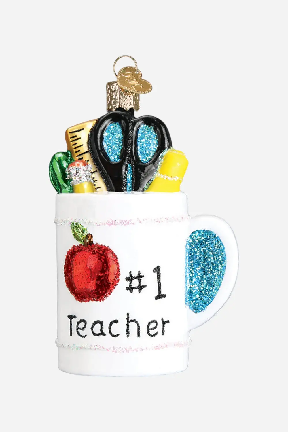 Best Teacher Mug Ornament 1