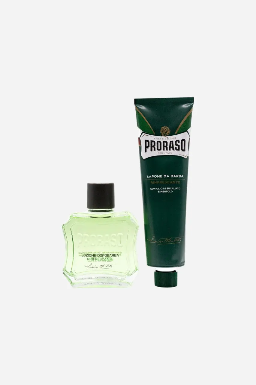 Bigelow Proraso Classic Shaving Duo - Refreshing - Shave Cream / After Shave Lotion 1