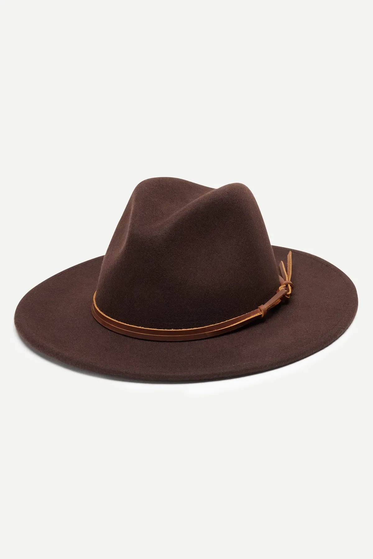 Wyeth Hats Billie Fedora Hat In Brown 1