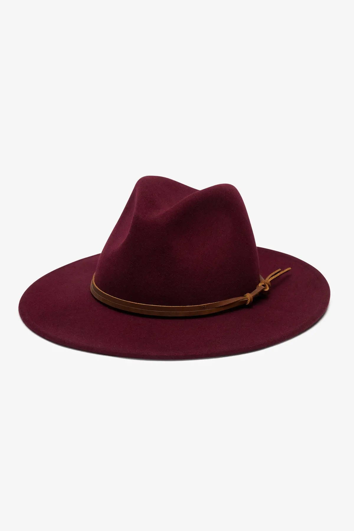 Wyeth Hats Billie Fedora Hat In Wine 1