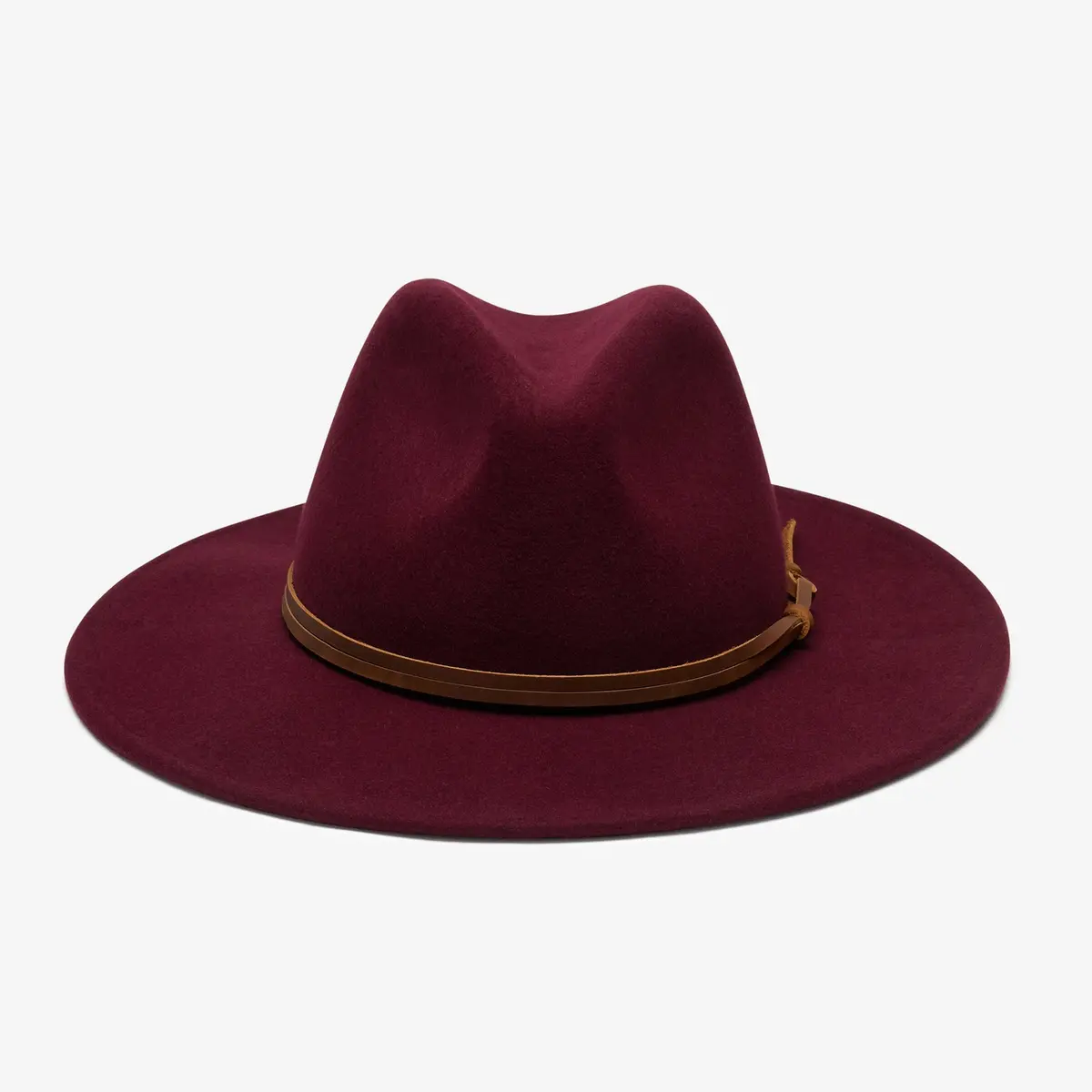 Wyeth Hats Billie Fedora Hat In Wine 2