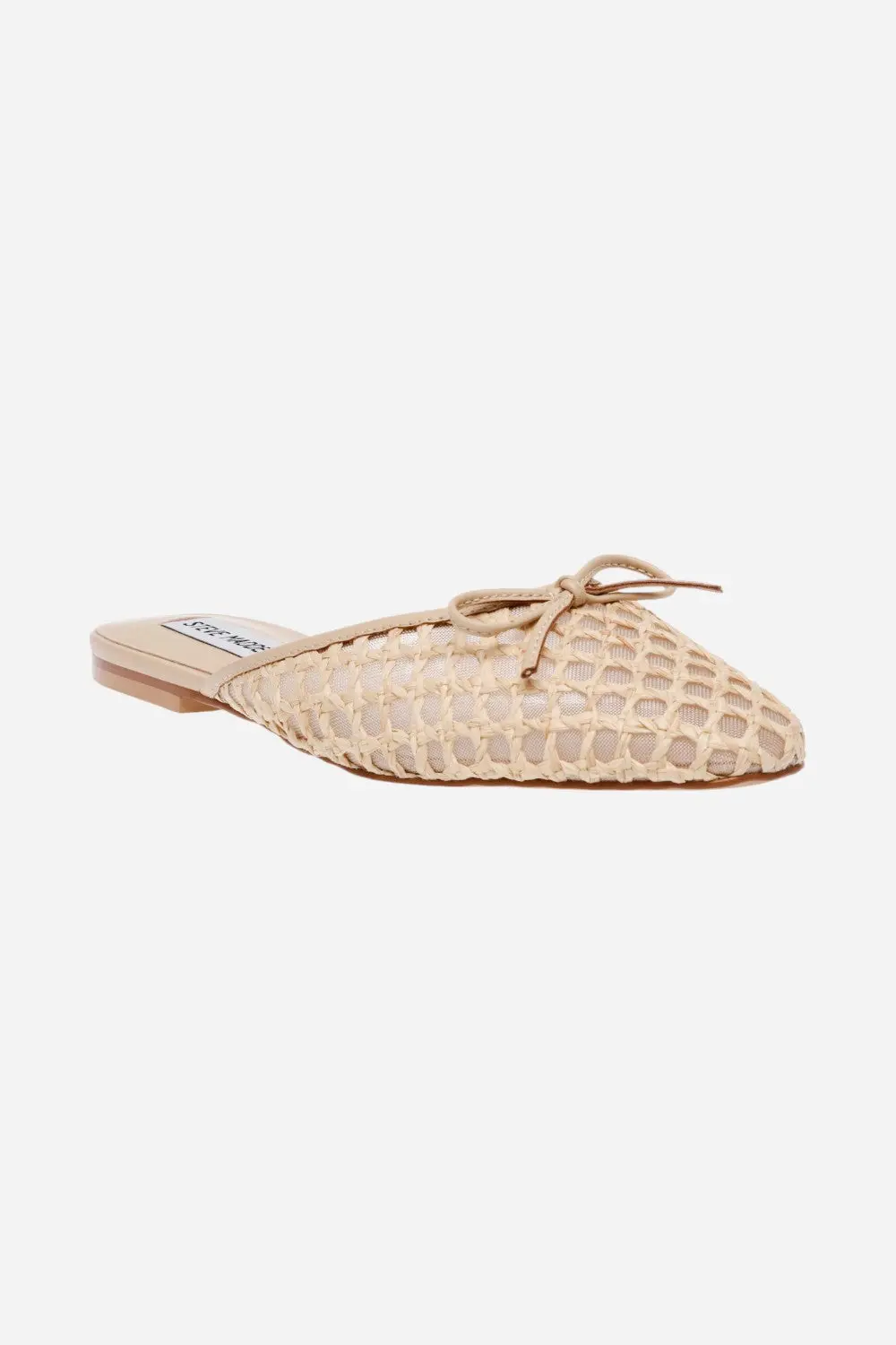 Steve Madden Birdee Sandals In Tan Raffia 2