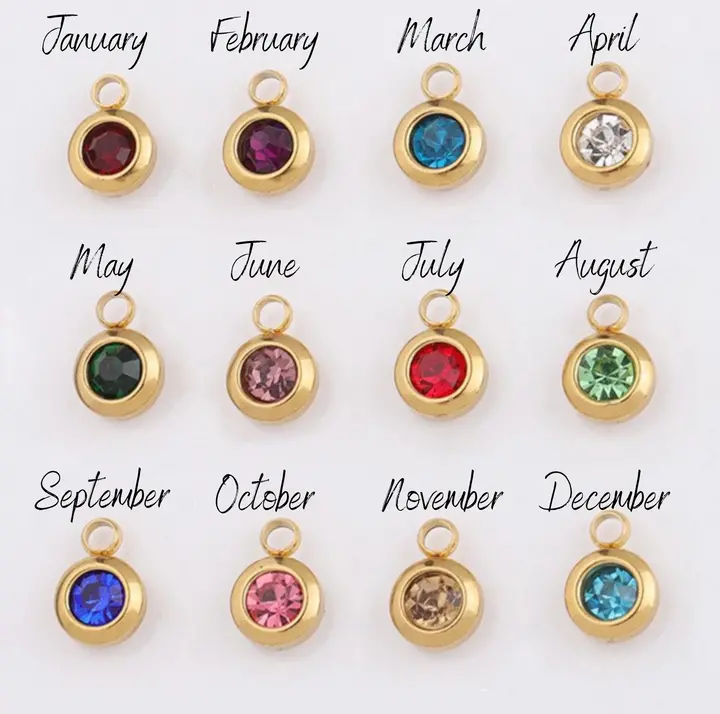 Farrah B Birthstone Charm December 1