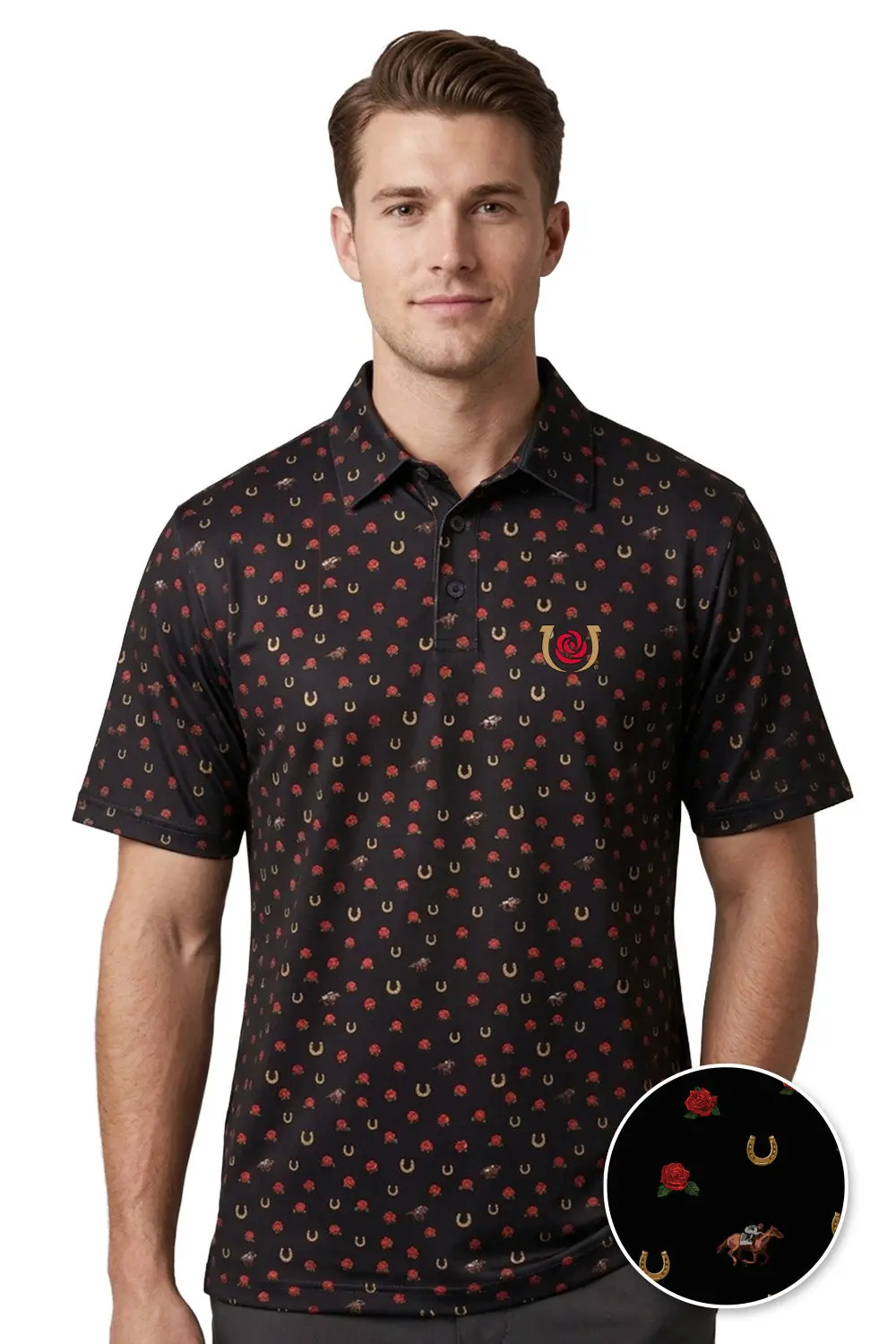 Kentucky Derby 152 Rose Noir Polo 1