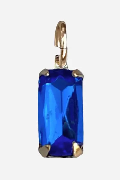 Farrah B Blue Gem Charm 1