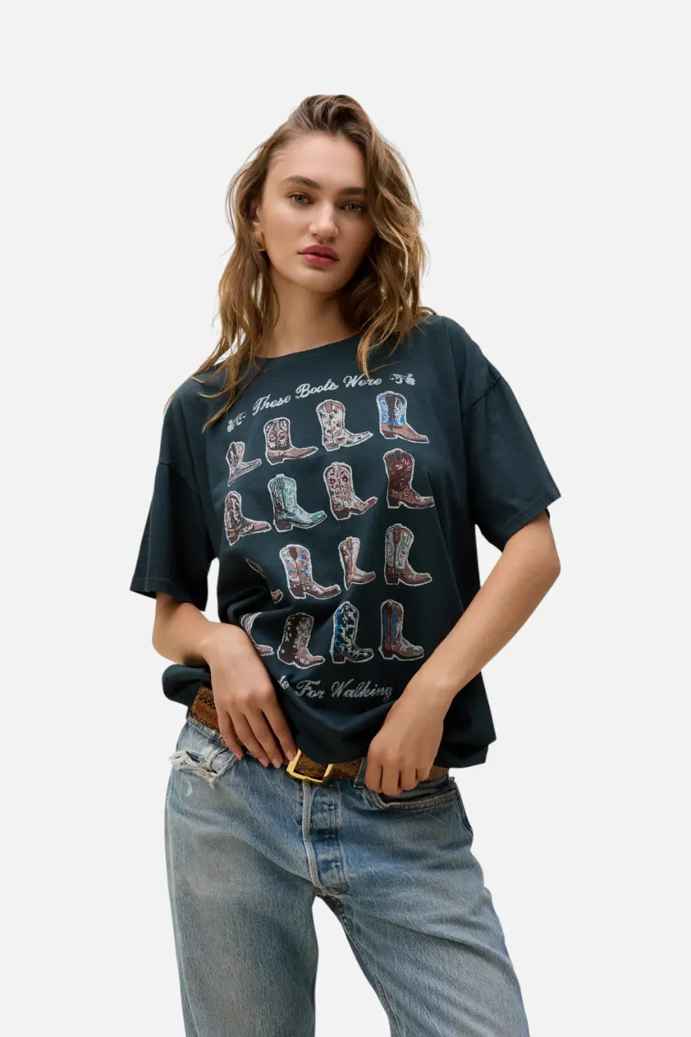 Daydreamer La Boots For Walking Merch In Vintage Black 1