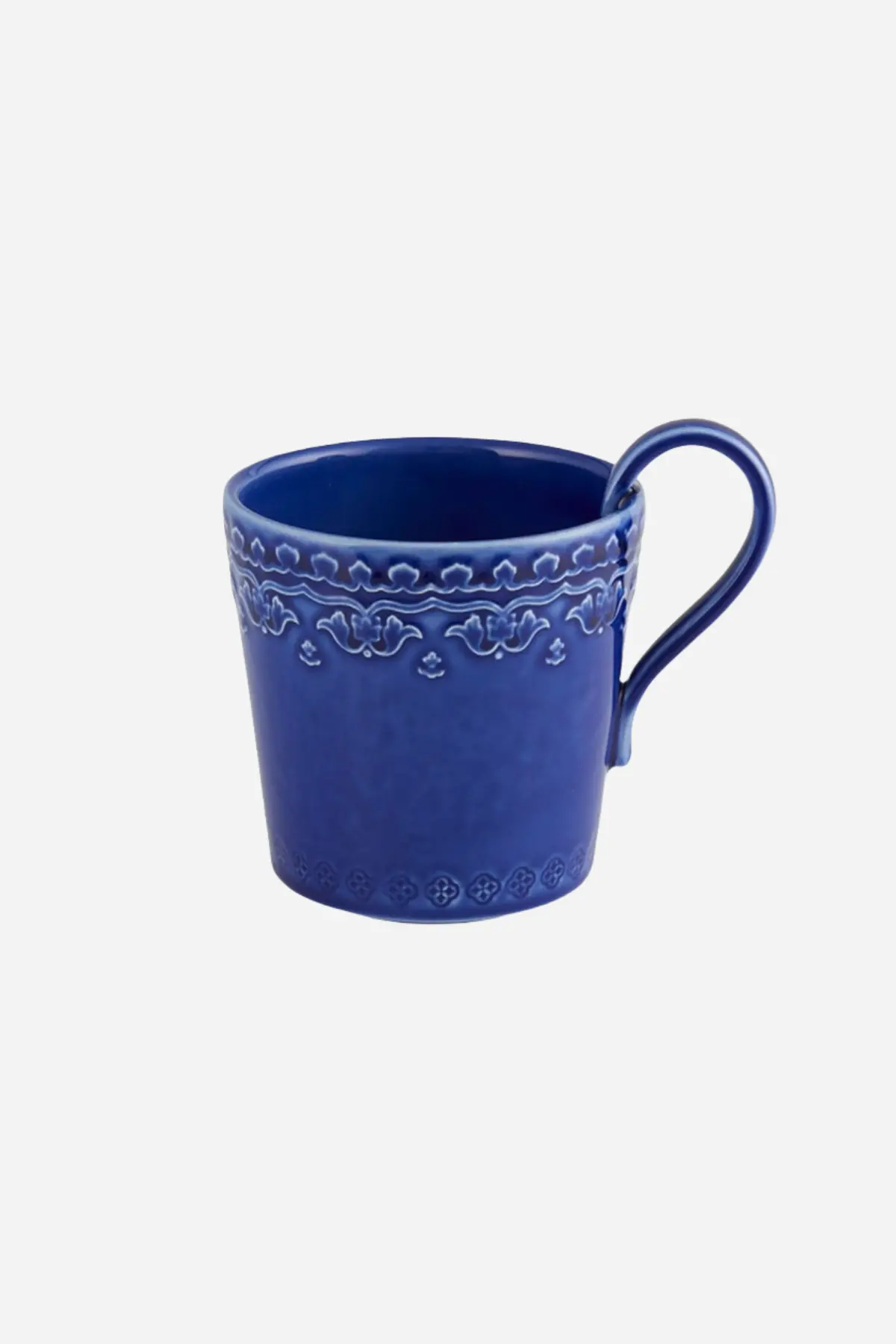 Bordallo Pinheiro Rua Nova Coffee Mug In Indigo 1