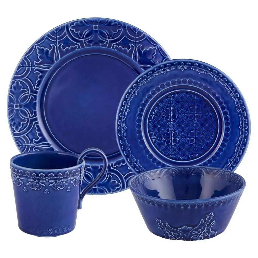 Bordallo Pinheiro Rua Nova Coffee Mug In Indigo 2