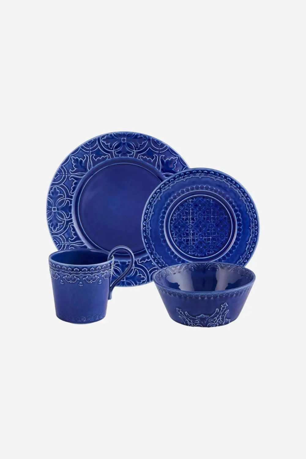 Bordallo Pinheiro Rua Nova Cereal Bowl Indigo 2