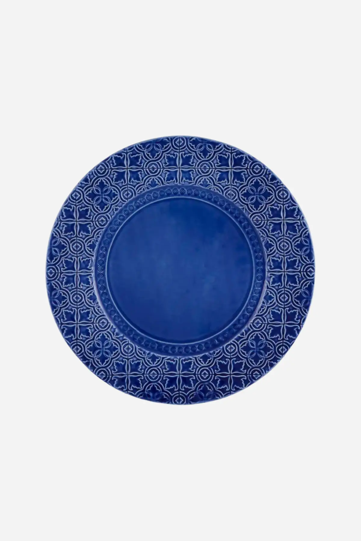 Bordallo Pinheiro Rua Nova Charger Plate In Indigo 1