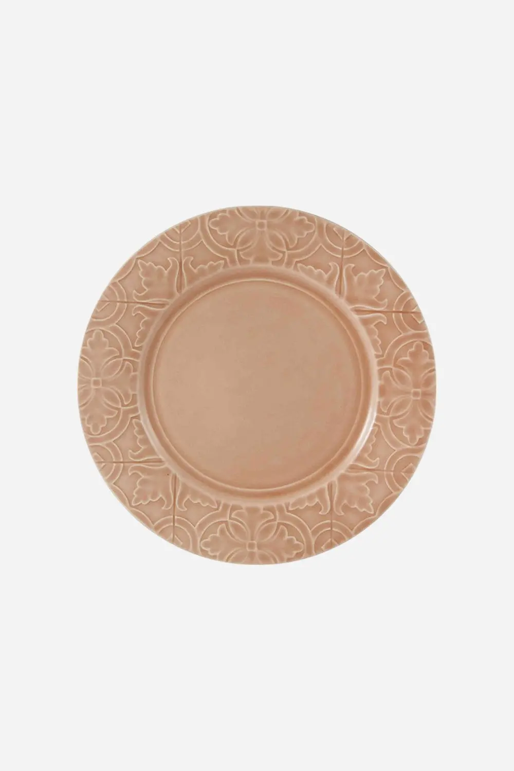 Bordallo Pinheiro Rua Nova Dinner Plate In Pink 1