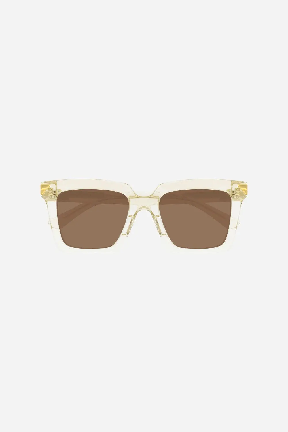 Bottega Veneta Beige Sunglasses With Brown Lenses (Bv1005s-005 53) 1