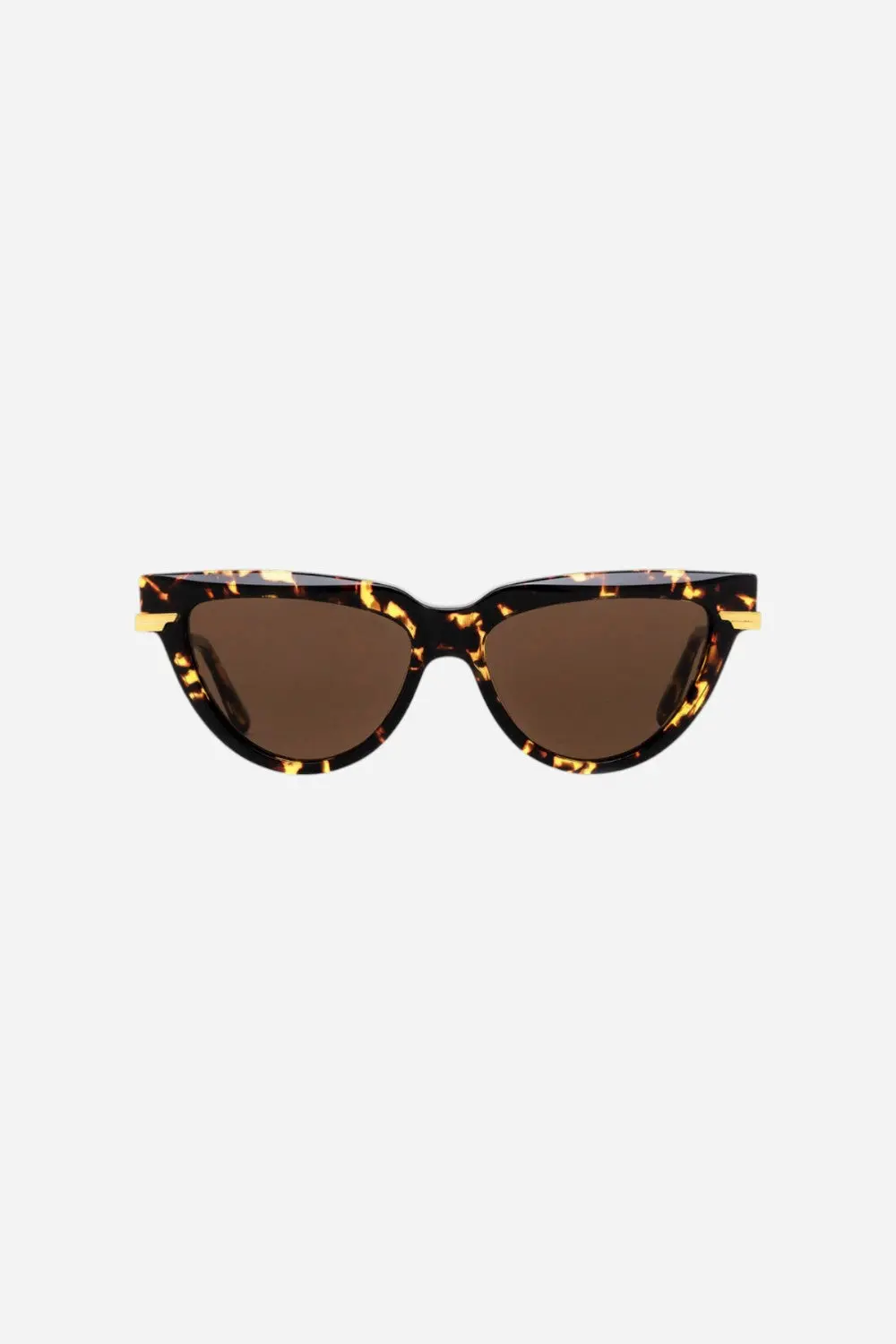 Bottega Veneta Havana Cat-Eye Sunglasses - Bv1265s-002 54 1