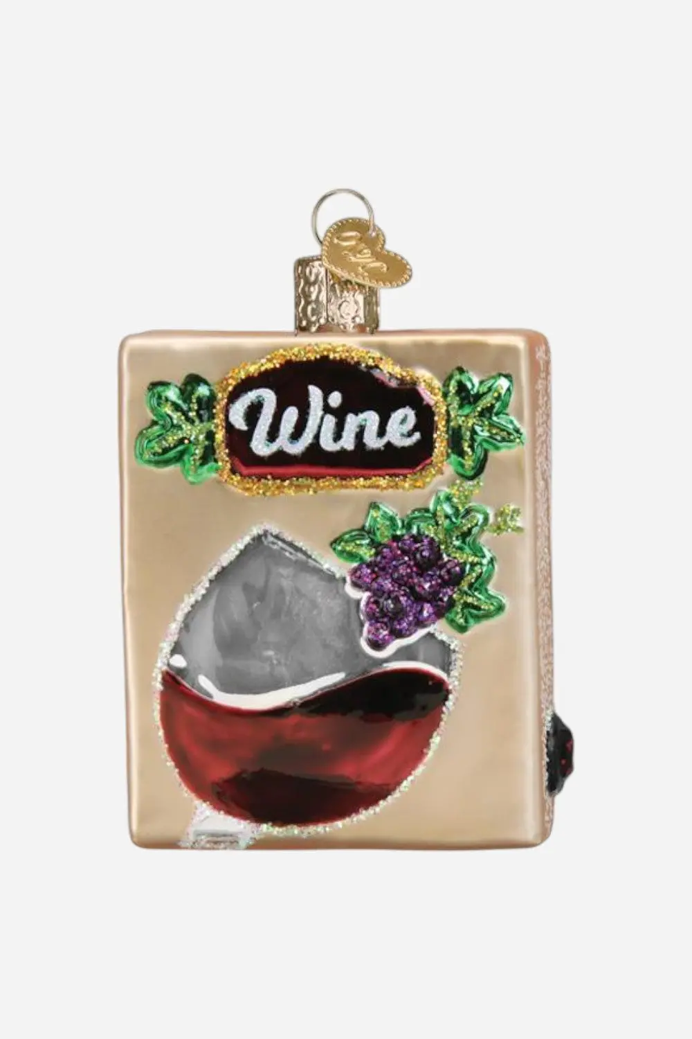 Boxed Wine Ornament 1