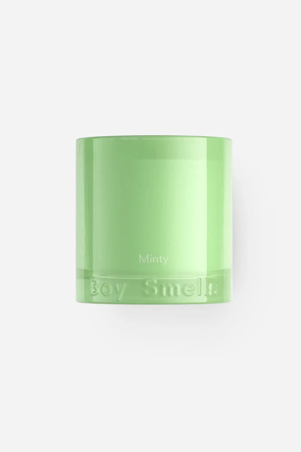 Boy Smells Minty Candle 1