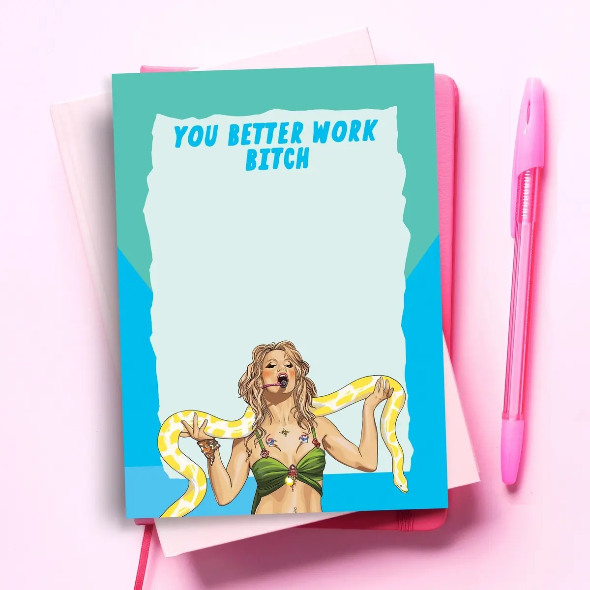 Britney Spears Funny To Do List Notepad Planner 1