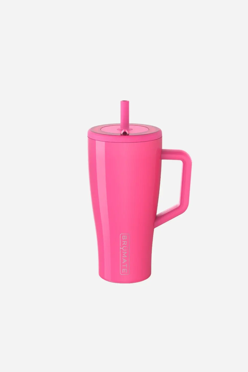 Brumate Era Straw Tumbler In Neon Pink - 30 Oz 1