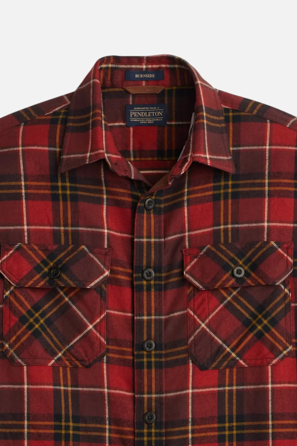 Pendleton Men's Plaid Burnside Cotton Flannel In Red Multi 2