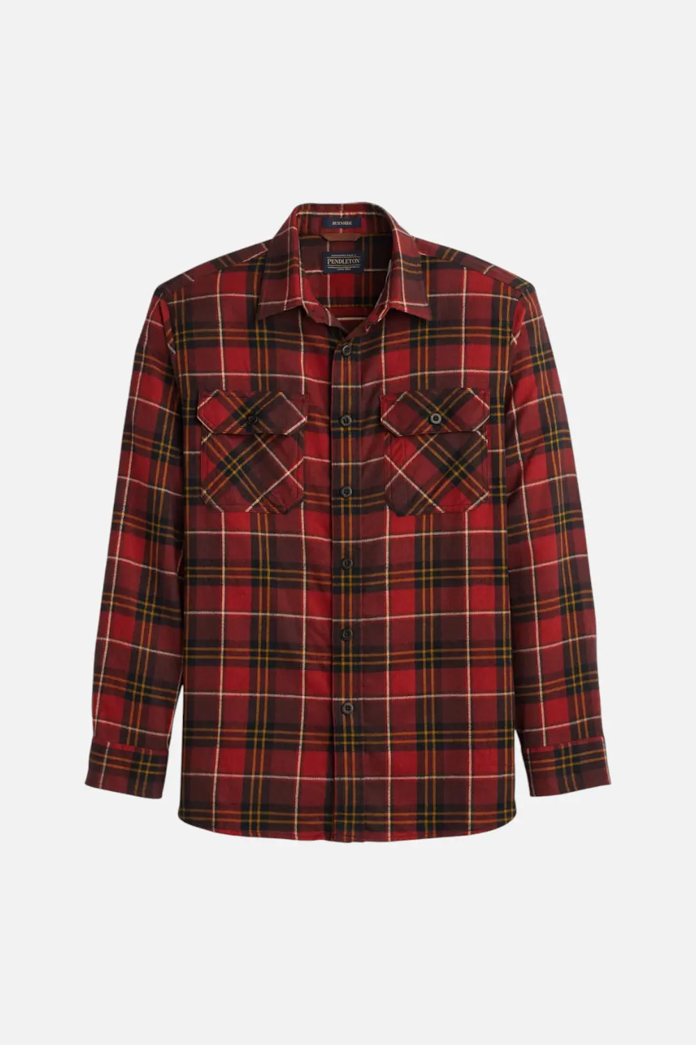 Pendleton Men's Plaid Burnside Cotton Flannel In Red Multi 1
