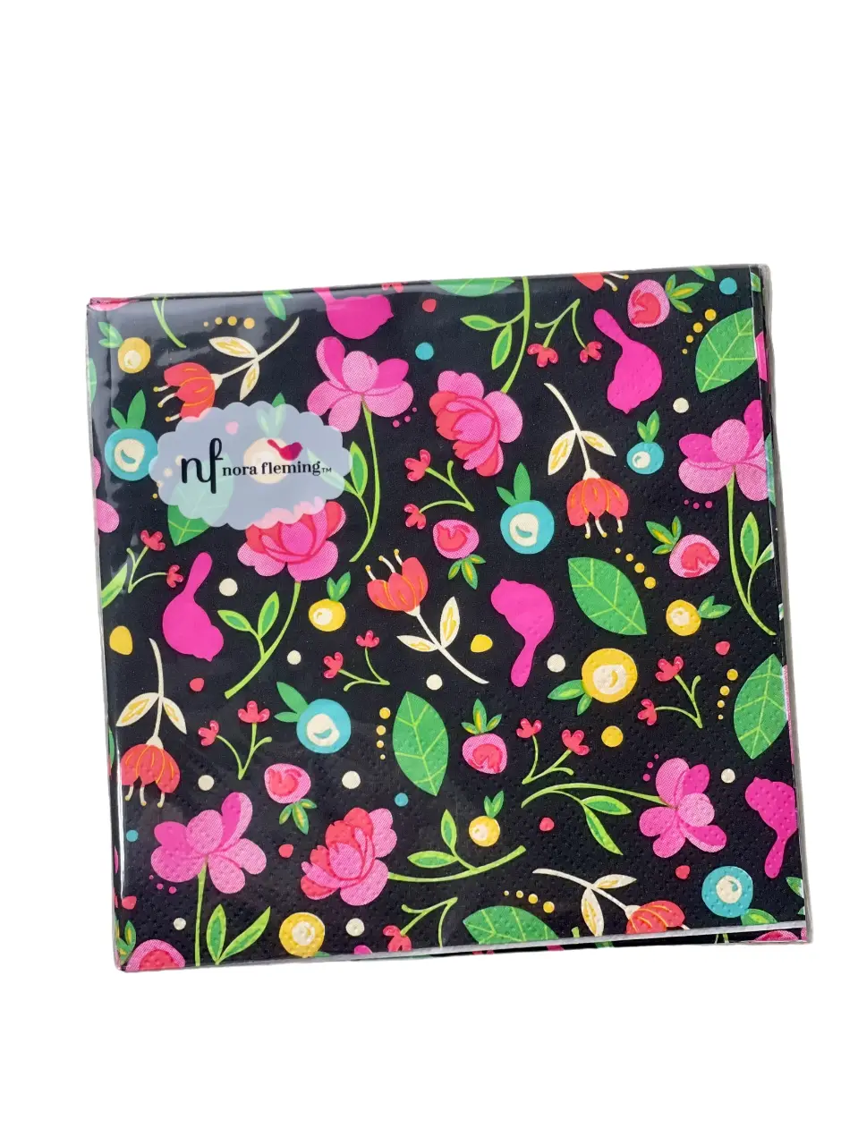 Nora Fleming Pink Birdies Cocktail Napkins 1
