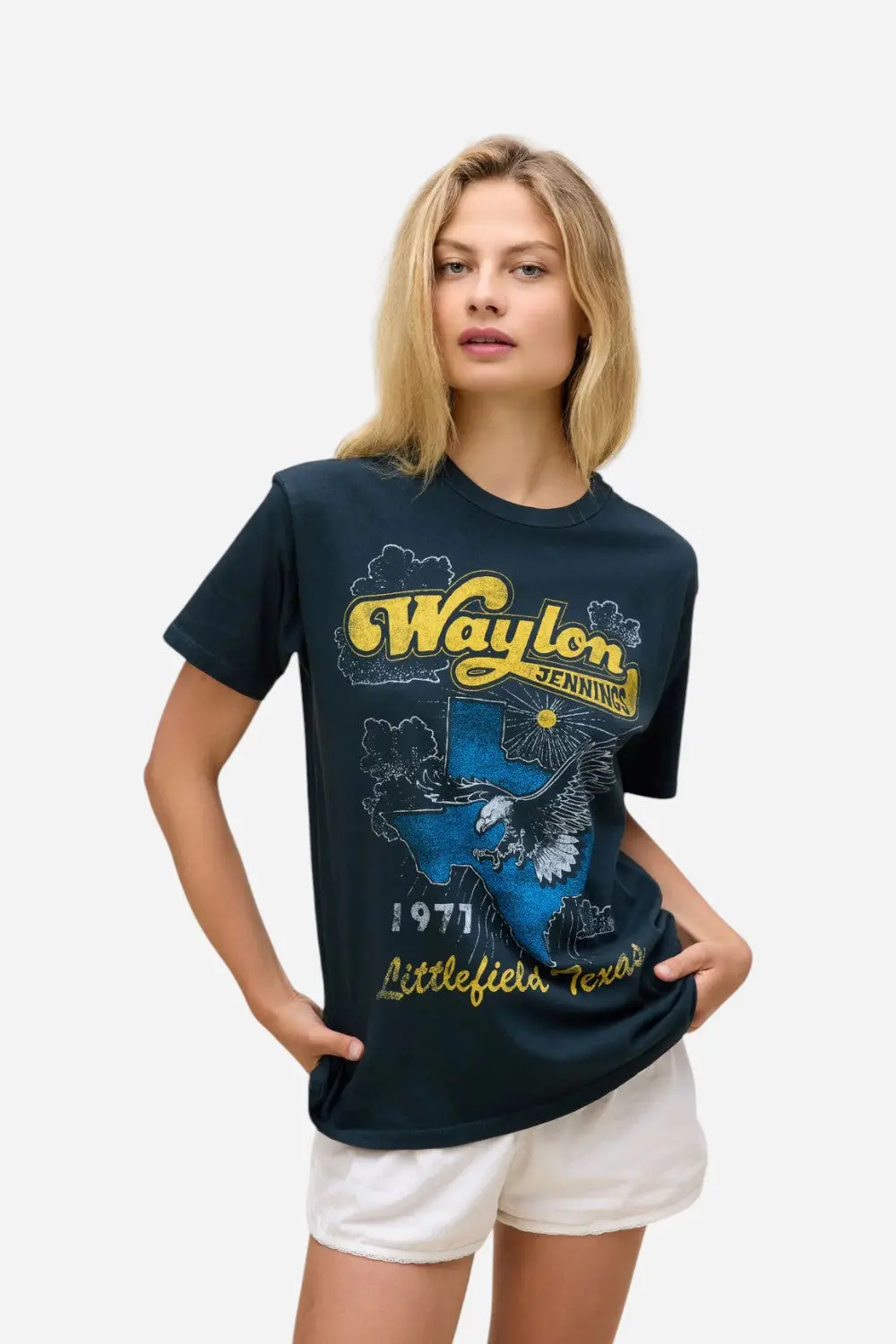 Daydreamer La Waylon Jennings Littlefield Texas Weekend Tee 1