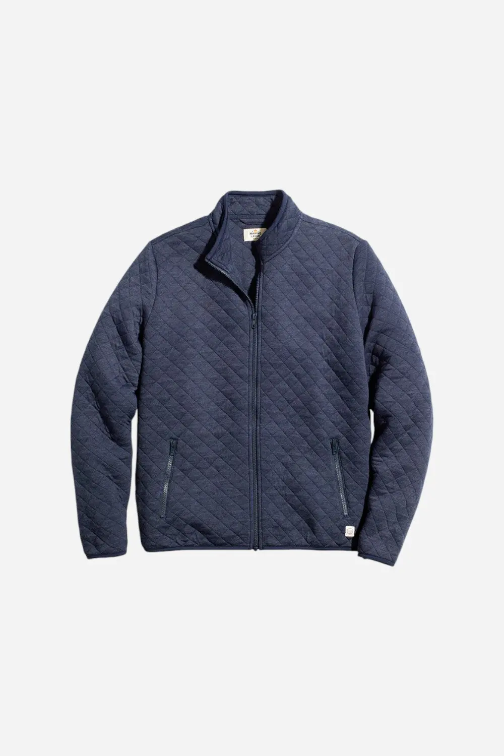 Marine Layer Corbet Full Zip Jacket In Navy 1