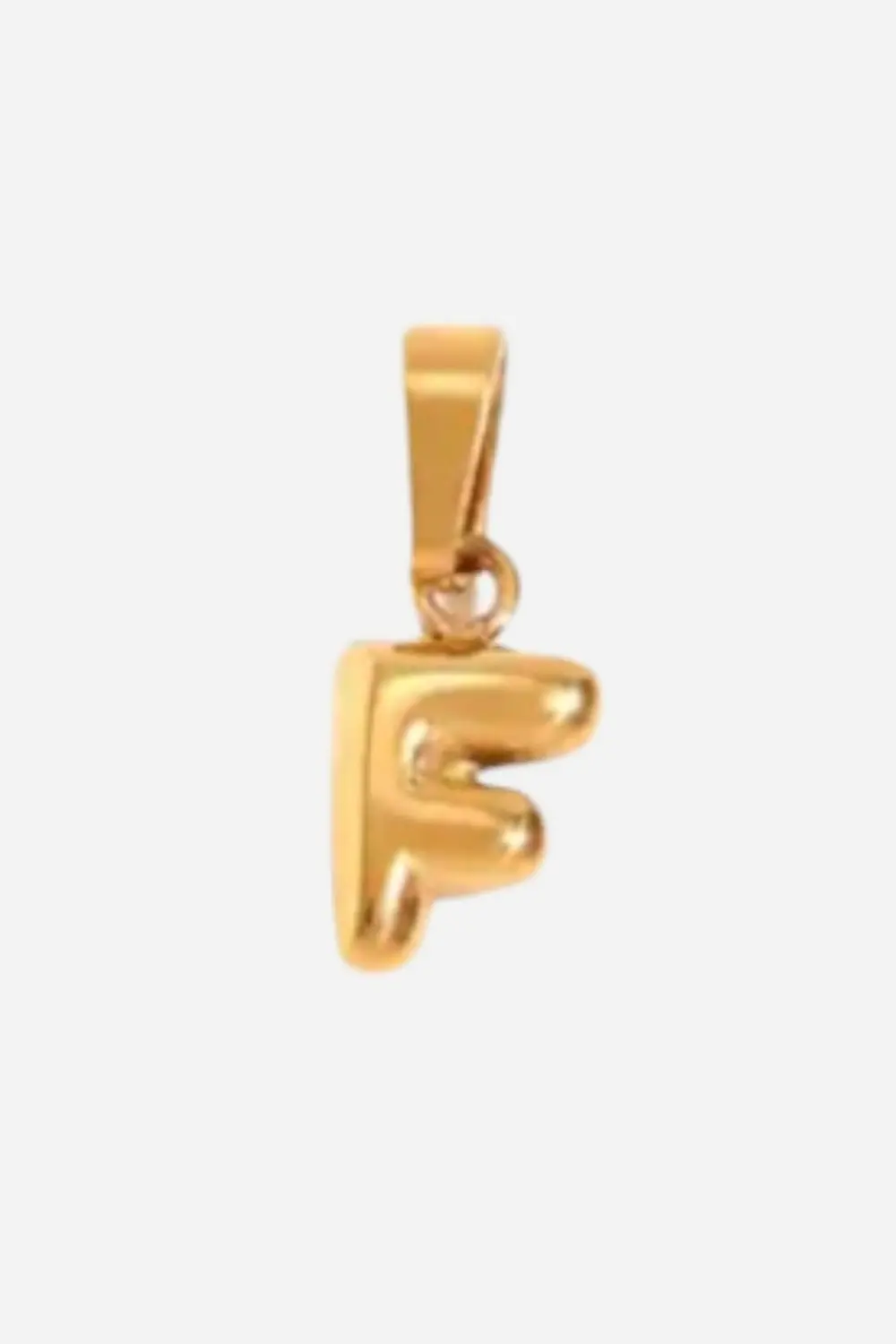Farrah B Bubble Letter Charm F 1