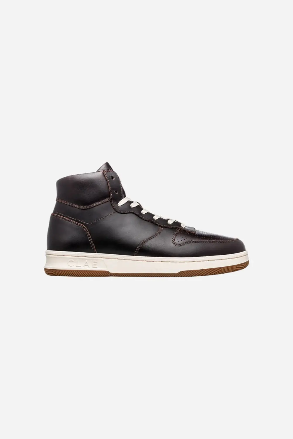 Clae Men's Malone Mid In Walrus Brown Leather 1