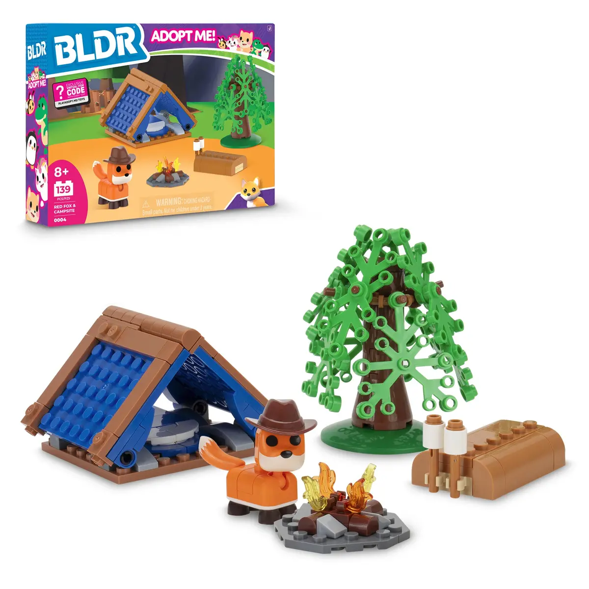 Adopt Me Red Fox & Campsite Building Set 1