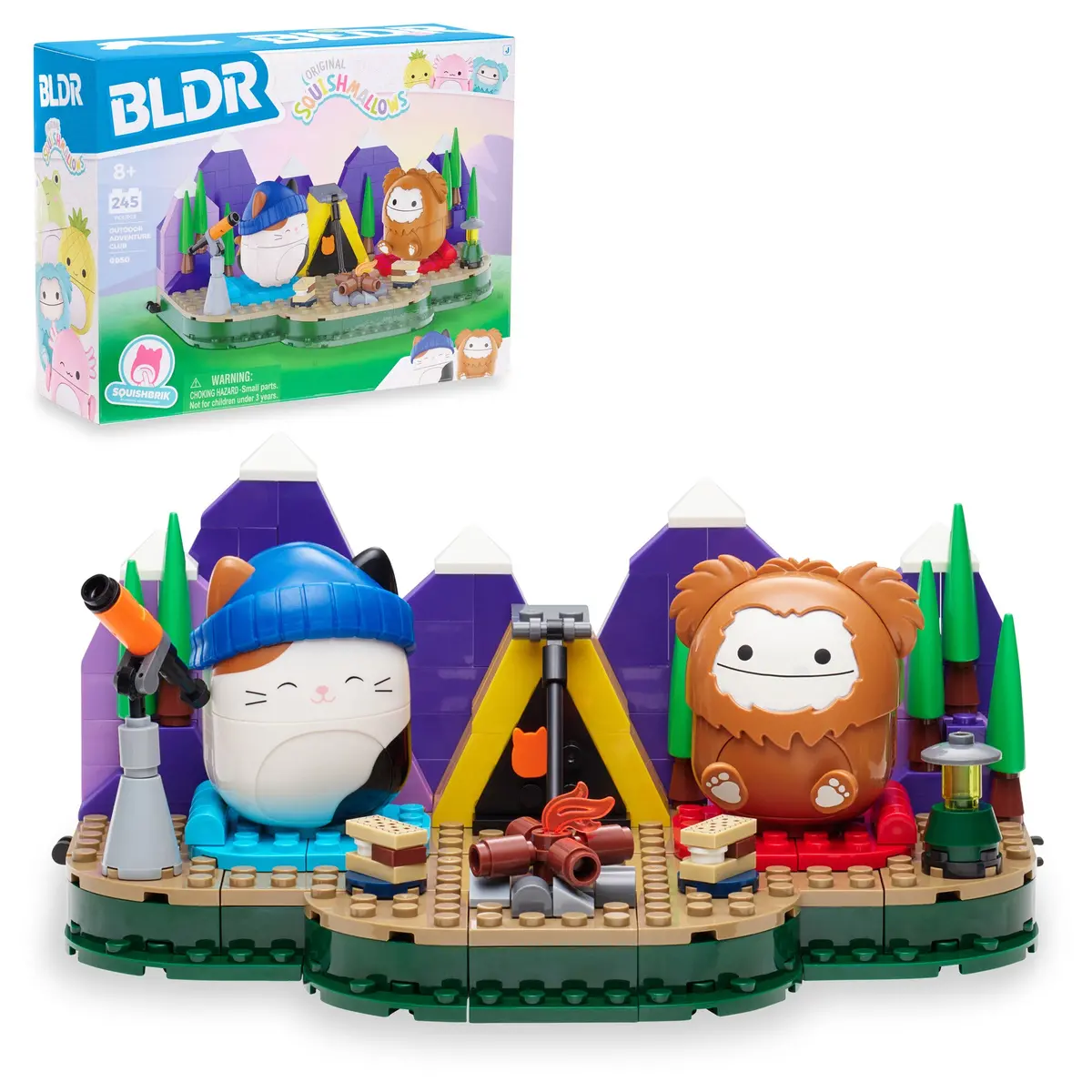 Squishmallows Benny And Cam's Outdoor Adventure Building Set 1