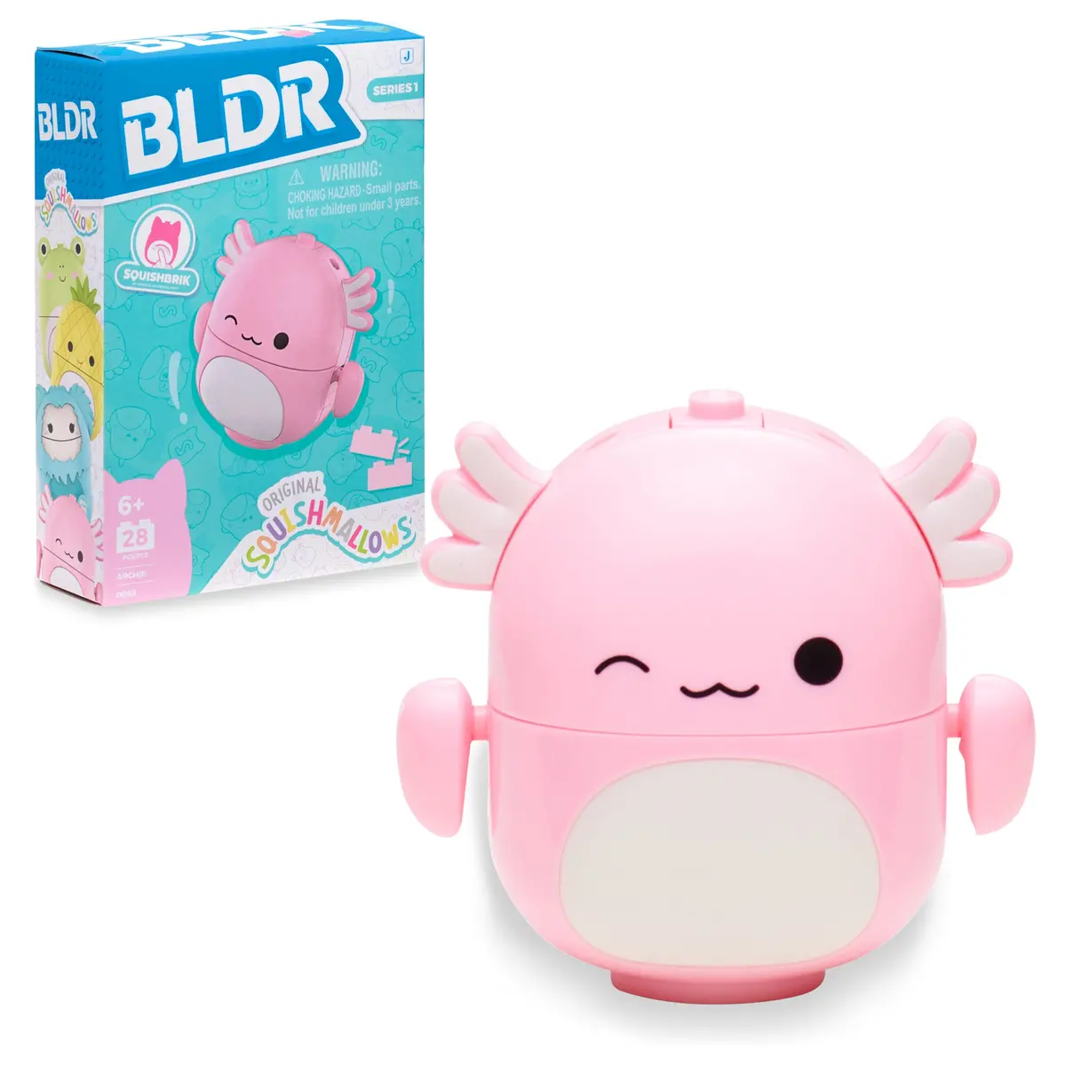 Squishmallows Archie The Axolotl Buildable Figure 1