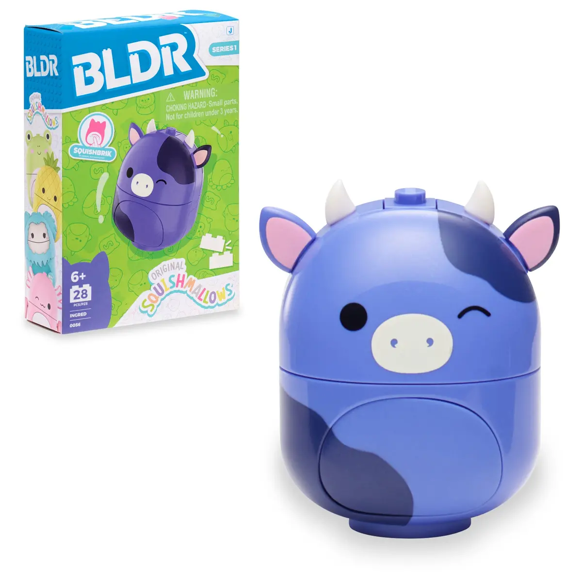 Squishmallows Ingred The Purple Cow Buildable Figure 1