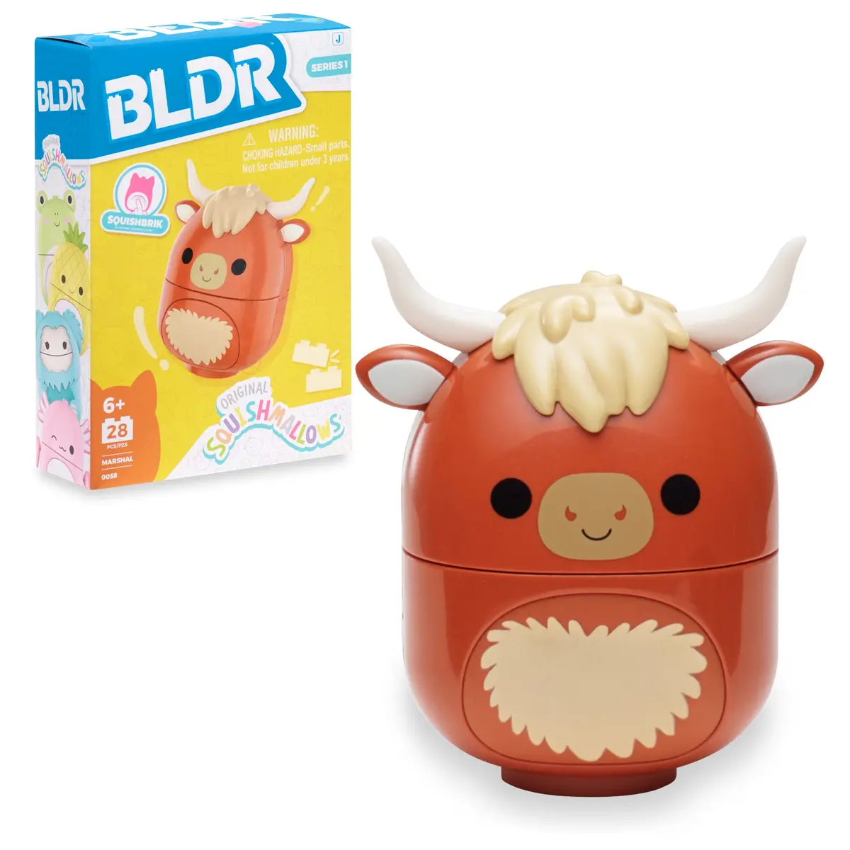 Squishmallows Marshal The Highland Cow Buildable Figure 1