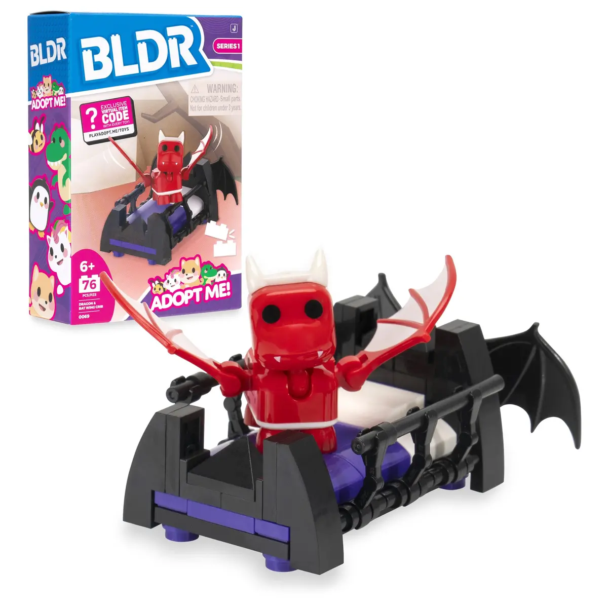 Adopt Me Dragon & Bat Wing Crib Building Set 1
