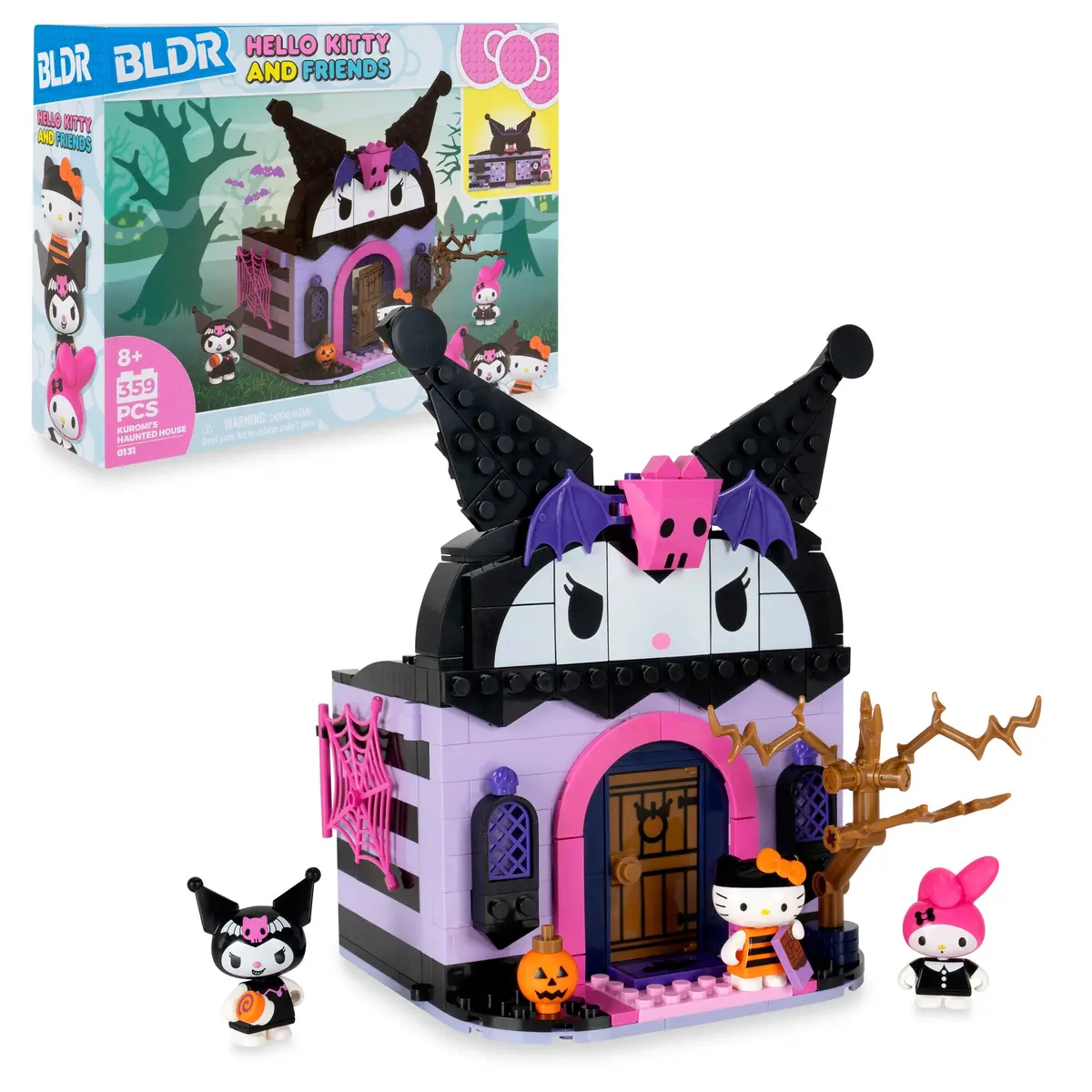Hello Kitty And Friends Kuromi’S Haunted House Building Set 1