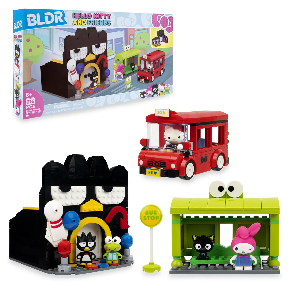 Hello Kitty And Friends Badtz-Maru’S Bowling Alley Building Set 1