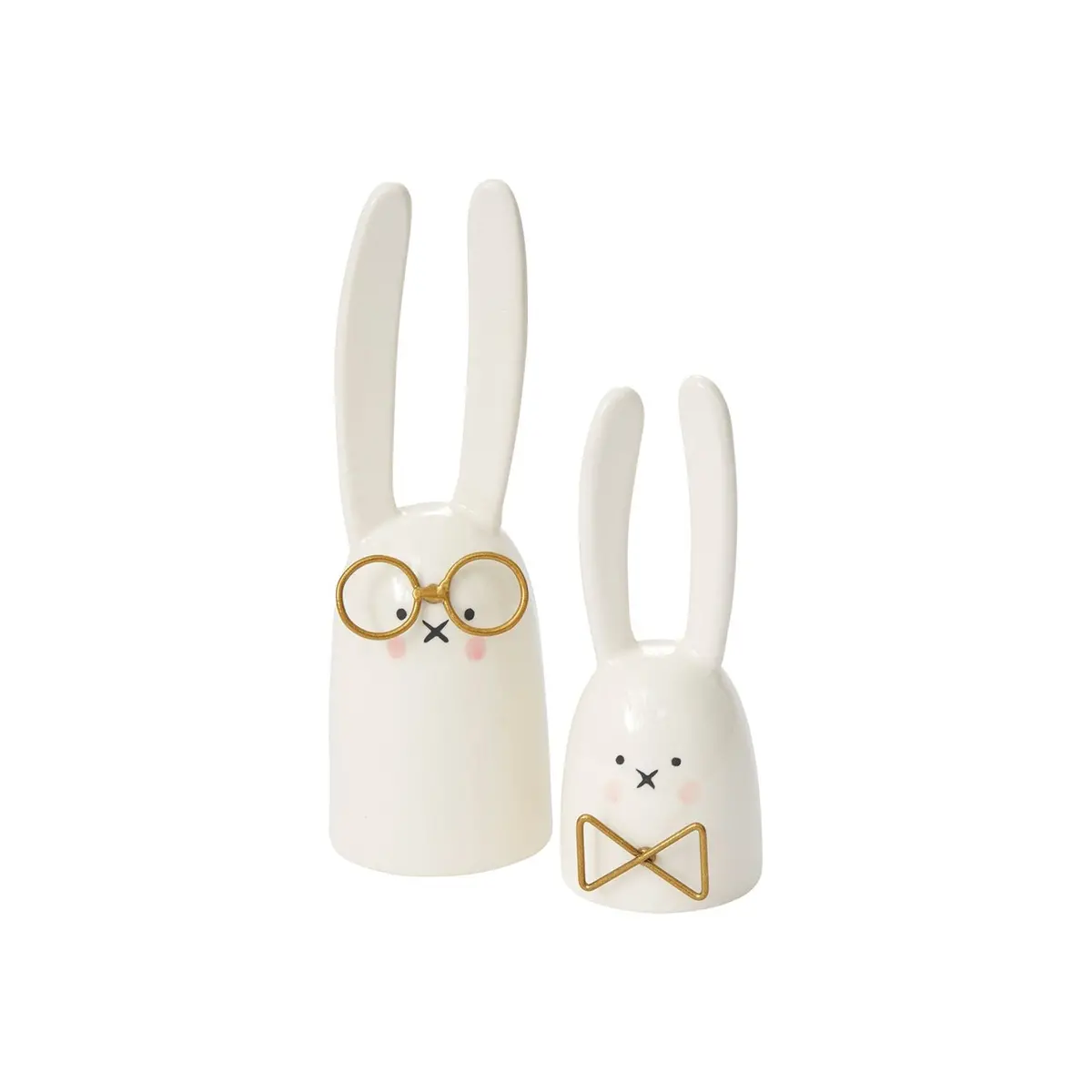 Cadbunny Figurines Set Of 2 1