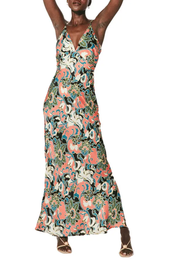 Cleobella Cadence Printed Ankle Dress In Gypsy Bloom 1