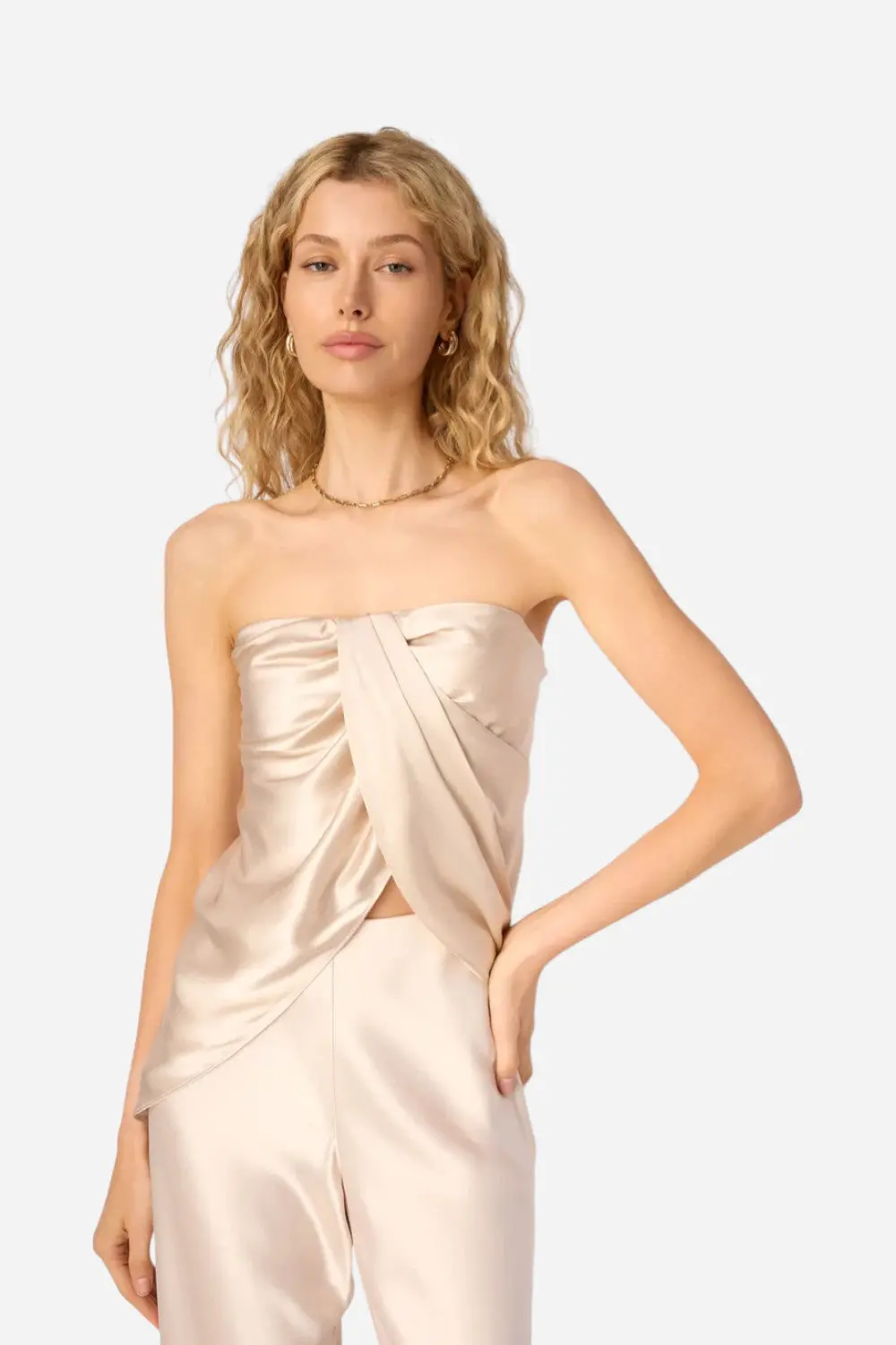 Cami Nyc Bonita Strapless Camisole Oat 1